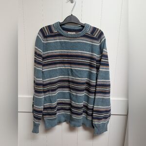 L.L. Bean Multicolor Striped Crewneck Sweater